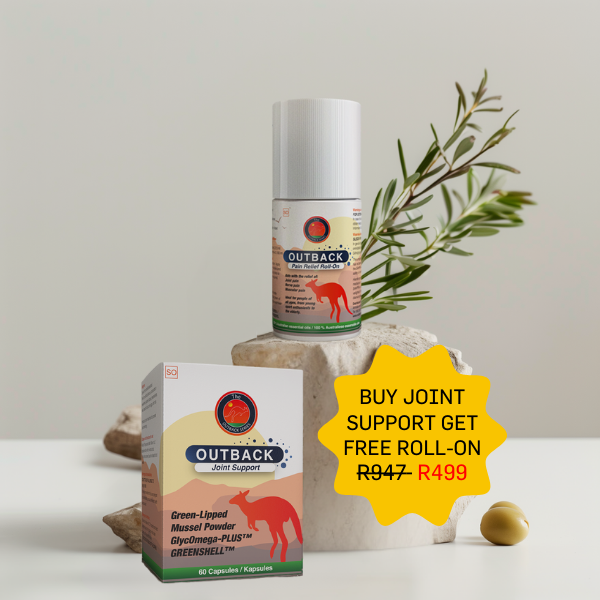 Buy Joint Support, Get a Free 50ml Outback Roll on