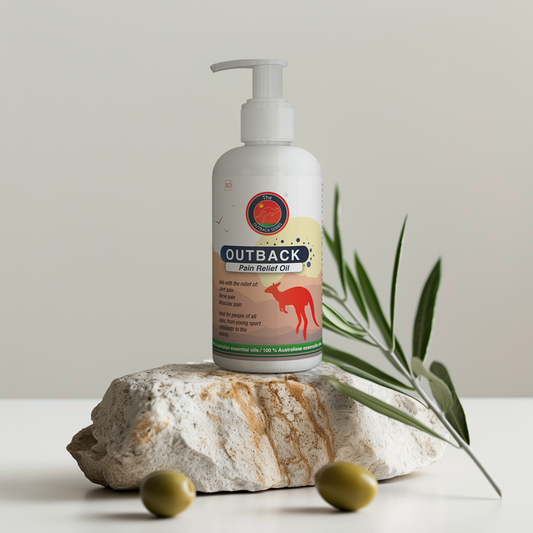 Outback Pain Relief Oil 250ml Pump Bottle