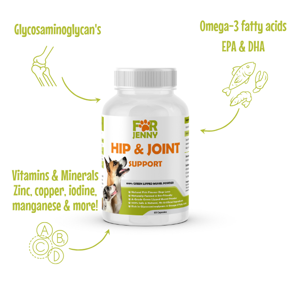 Outback's For Jenny Hip & Joint Capsules For Dogs - Buy 1 Get 1 Offer